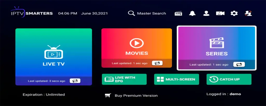 Teste IPTV Smarters Pro Grátis por 6 Horas realize seu teste valido por 6 horas